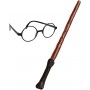 Harry Potter bacchetta magica ed occhiali